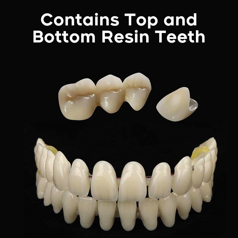 DIY Denture Fake Teeth-Full/Partial Denture at Home Repair Missing Teeth Set UK-