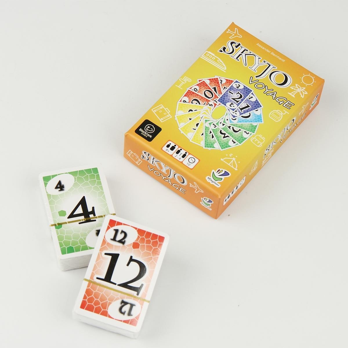 SKYJO VOYAGE Portable Travel Card Game Casual Party Mini Board Game For All Ages