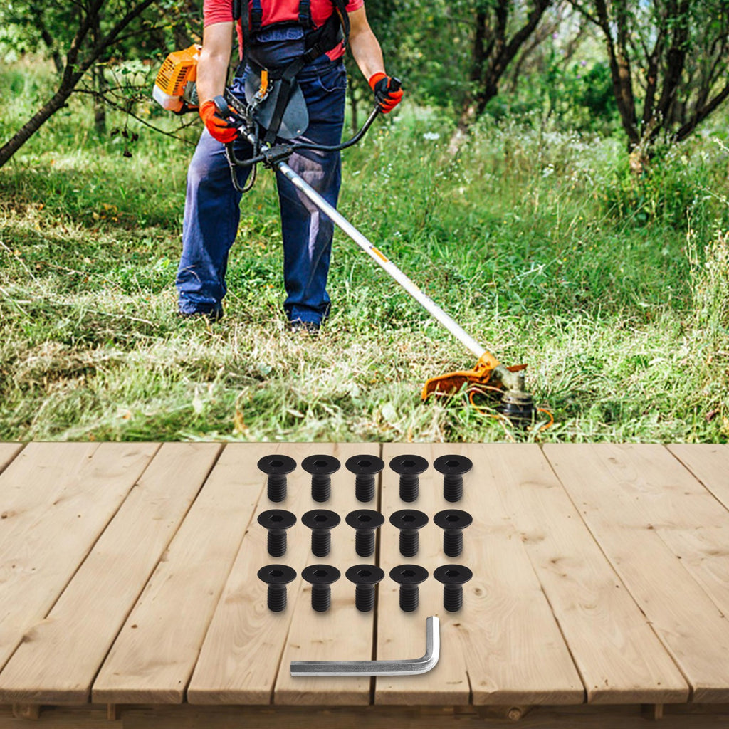 Replacement Screw Set for Grass Trimmers Including Installation Wrench