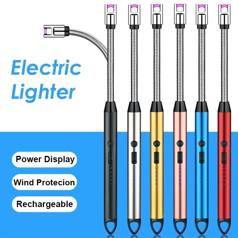 Candle Lighter Electric Long Reach Fire for Gas Hob Oven Cooker Camp Stove Gift