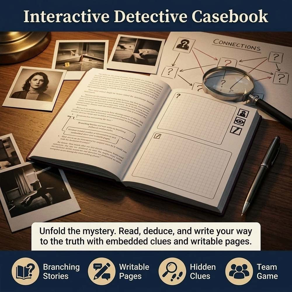 NEW The Killer Isn't Alice: the 46,600 Suspects 18 Clues Murder Mystery Puzzle*