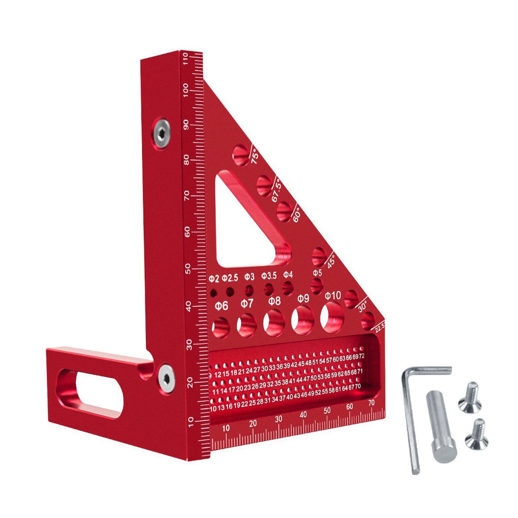 Angle Ruler Measuring Tool Square Protractor Woodworking Miter Triangle Ruler UK