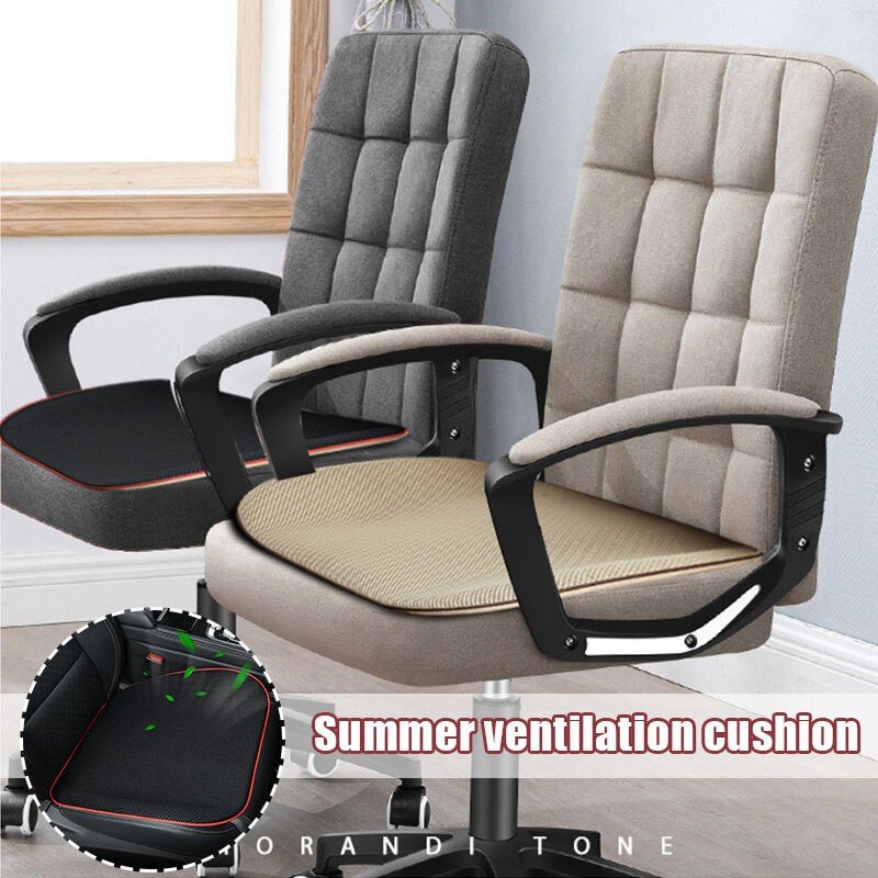 Car Auto USB Fan Cooling Air Cushion Summer Ventilation Pad Mat Office Seat Mat