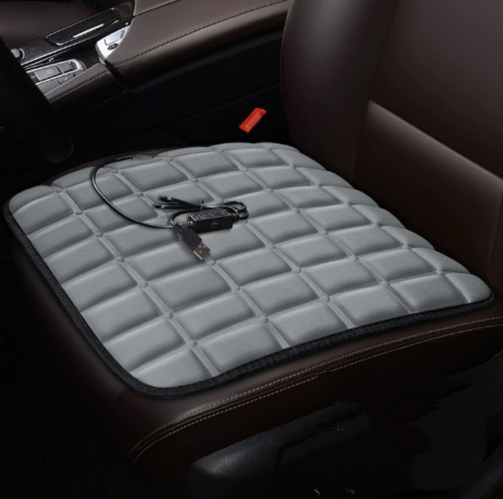 12V Car Seat Pad Cushion Cover Electric Heating Heater Warm Heated Mat Universal