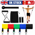 Resistance Bands 11PCS Set Workout Exercise Fitness Yoga Home Training Tubes