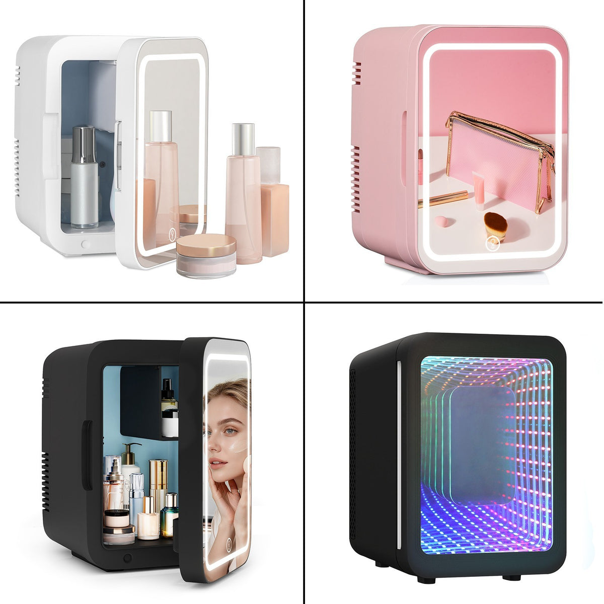 Mini Fridge 4L Portable Table Top Electric Small Cooler Warmer Ice Box Car Home