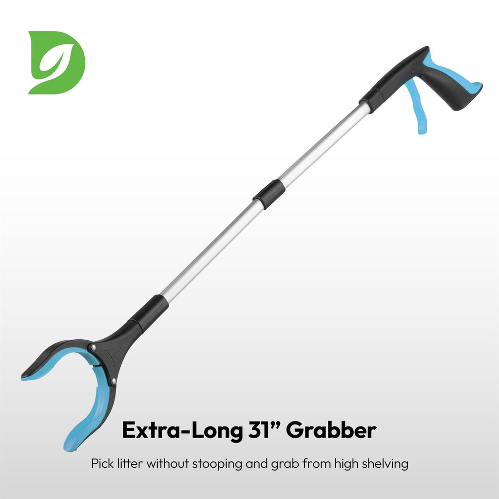 81cm/31" Reacher Grabber Tool - Long Reach Litter Picker Pick Up Mobility Tool