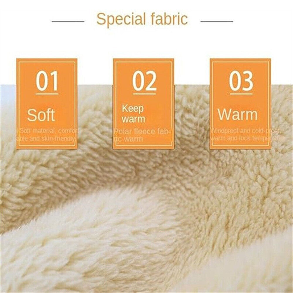 Sherpa Hood Ski Mask Winter Balaclava Windproof Warm Hood Cover Hat Cap Scarf
