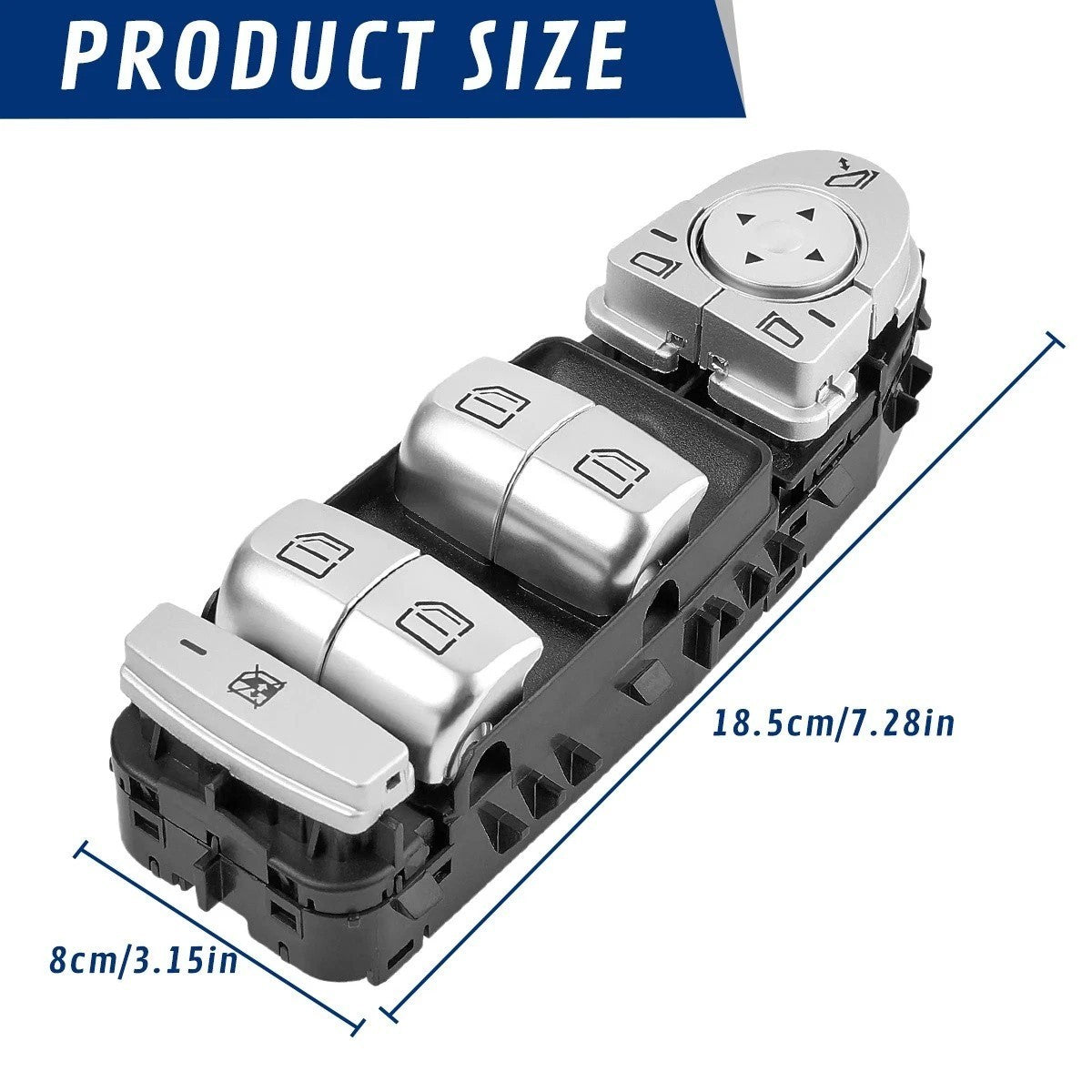 Driver Window Switch For Mercedes A2229056800 A2059056811 W205 S205 X253 /C253