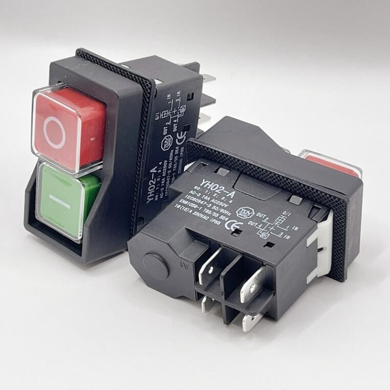 KLD28 KJD17 250V 16A On Off Switch for Garden Shredder Shredder Motorscha