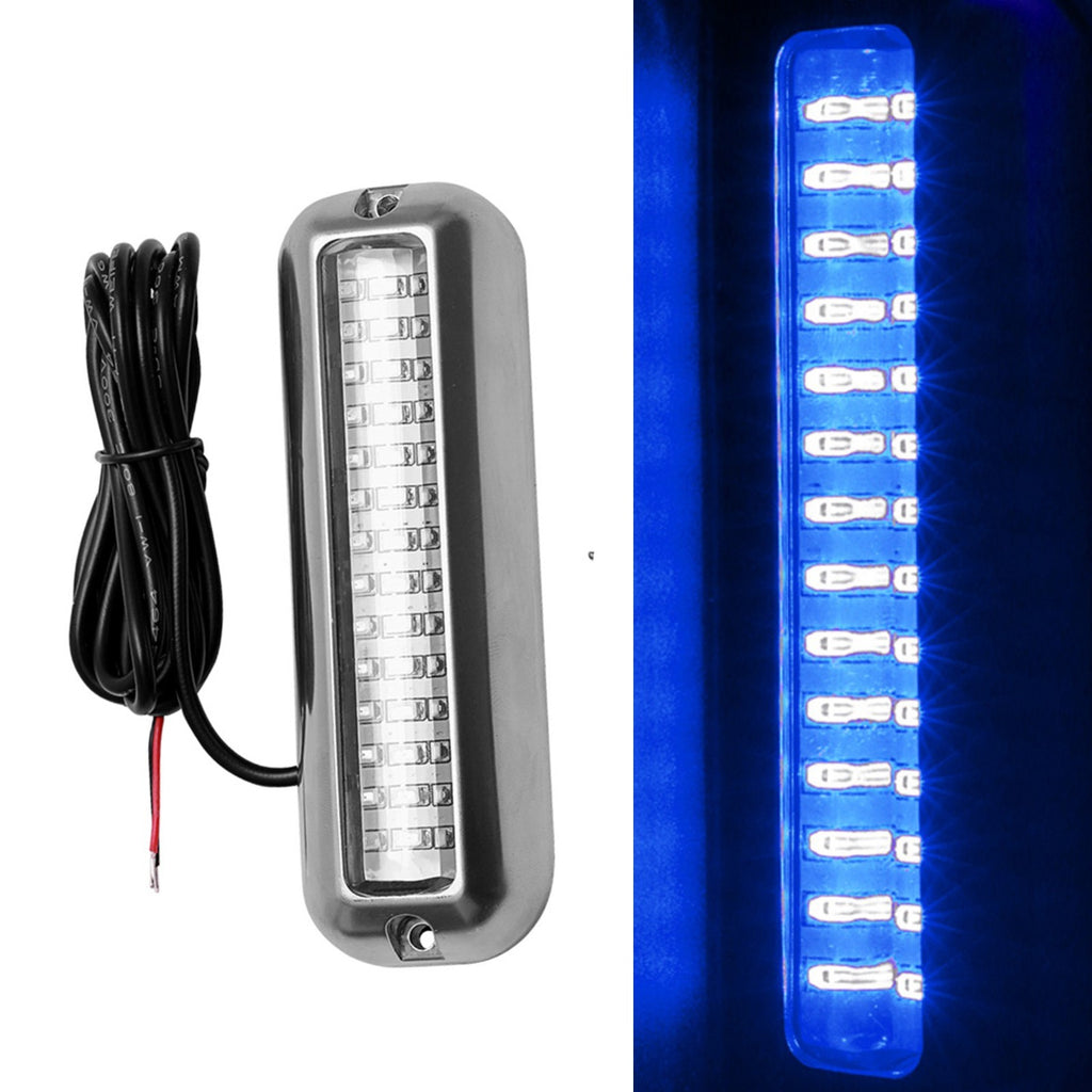 80W Underwater Boat Transom Light 42 LED Lamp Marine Boat For Yacht Taillight