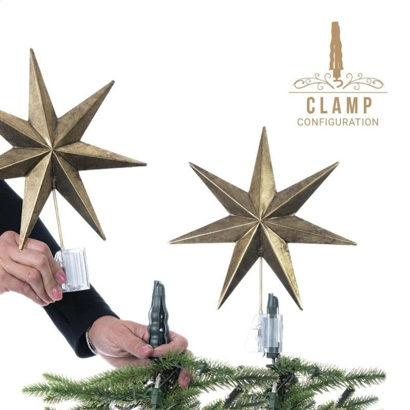 Christmas Tree Topper Holder, Twist on Tree Topper Stabilizer, Stable Support