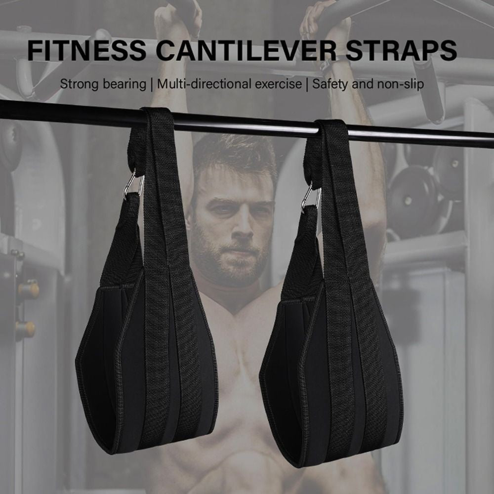 Breathable Abdominal Sling Straps Durable Pull Up Bar Straps  Gym