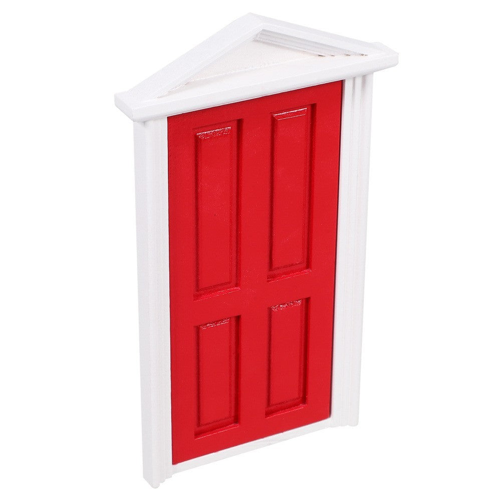 Tiny House Door Model Mini Decor Miniature Furniture for Dollhouse
