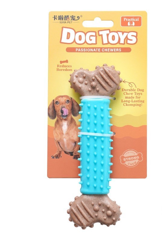 Set of 2 Bamboo Pet Dog Puppy Chew Toy Strong Durable Dental Health Natural