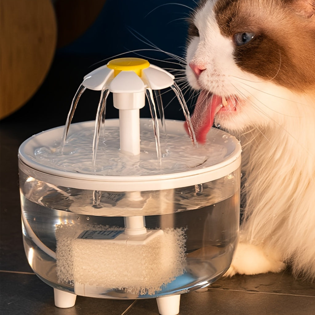 1000ml Pet Cat Dog Water Fountain Water Dispenser USB Silent Indoor Automatic