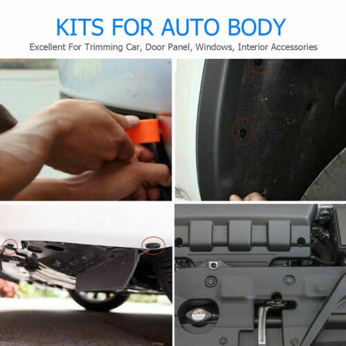 625X Car Plastic Push Pin Rivet Trim Clips Panel Fasteners Interior Fixing Tools