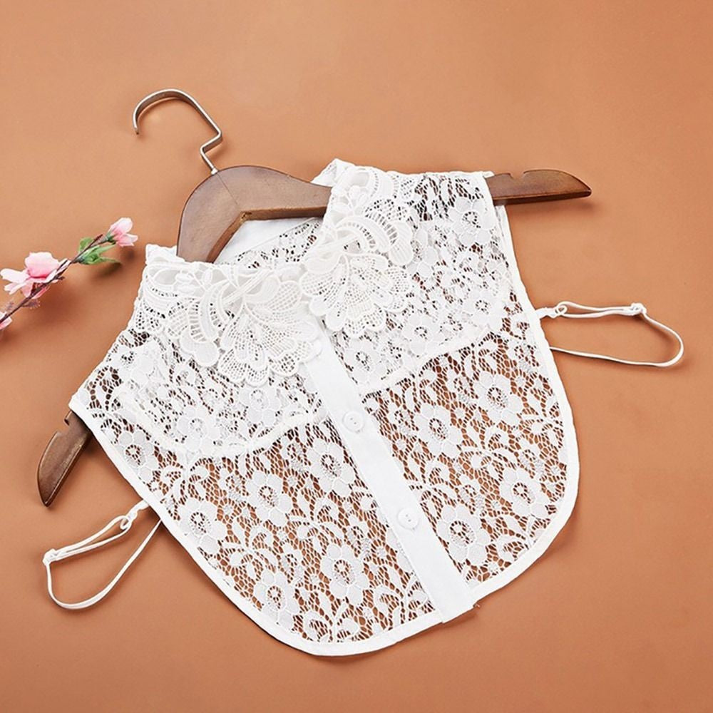 Lace False Collar Detachable Lapel Half Shirt Fake Collar  Women Girls