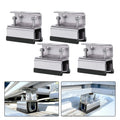 Stainless Steel Van Roof Rack Mount Brackets 4 Pack Easy Installation Kit