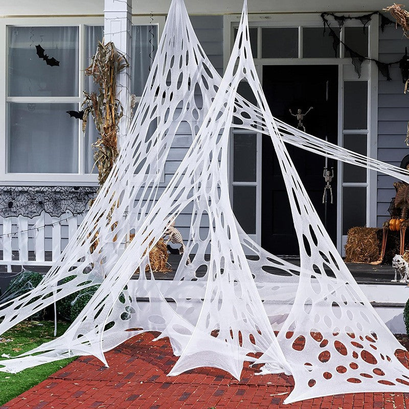 Spider Web fabric  Halloween Decoration Stretchy Craft Cobweb  Party
