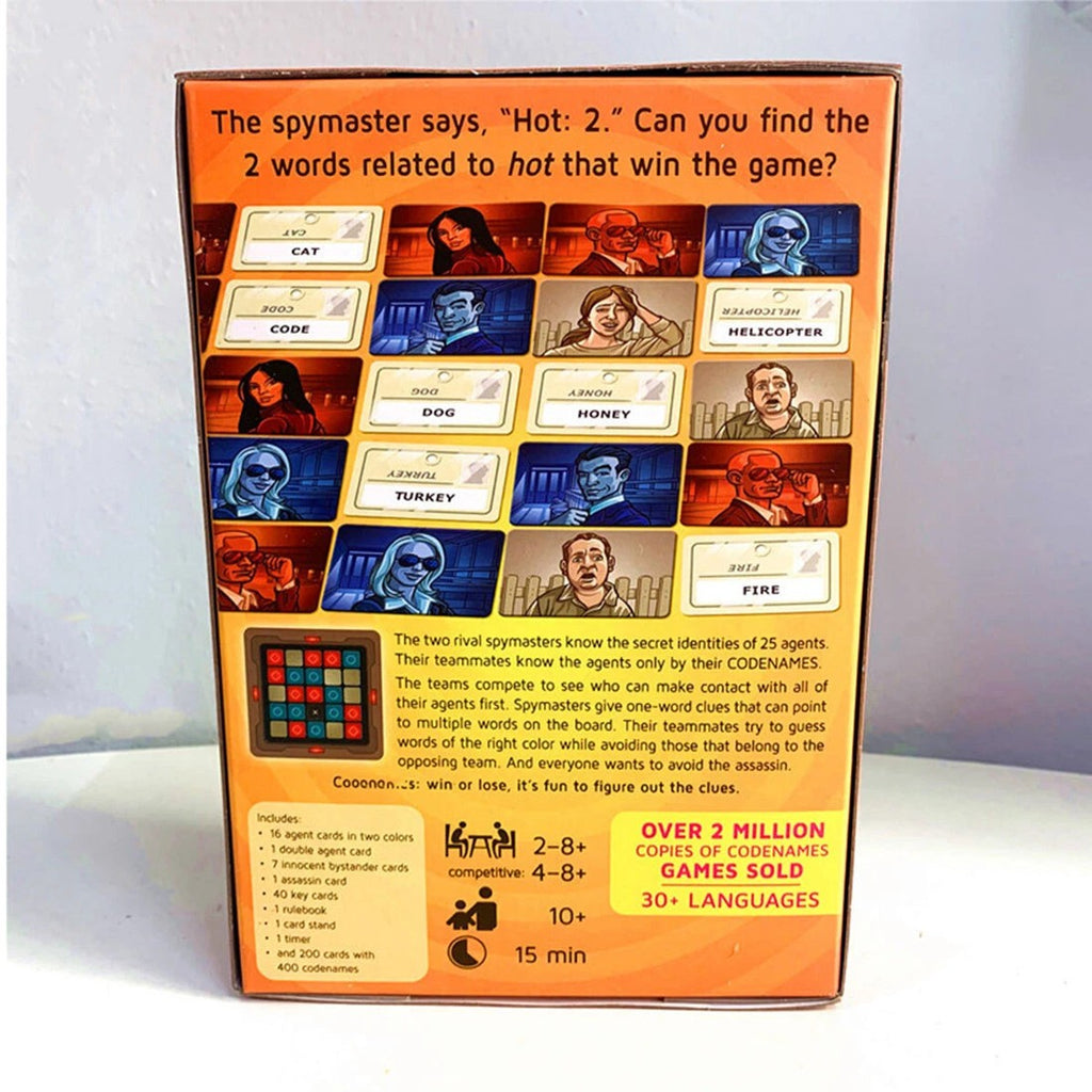 Codenames Board Game Family Kids Adults Educational Toys Puzzle Interaction