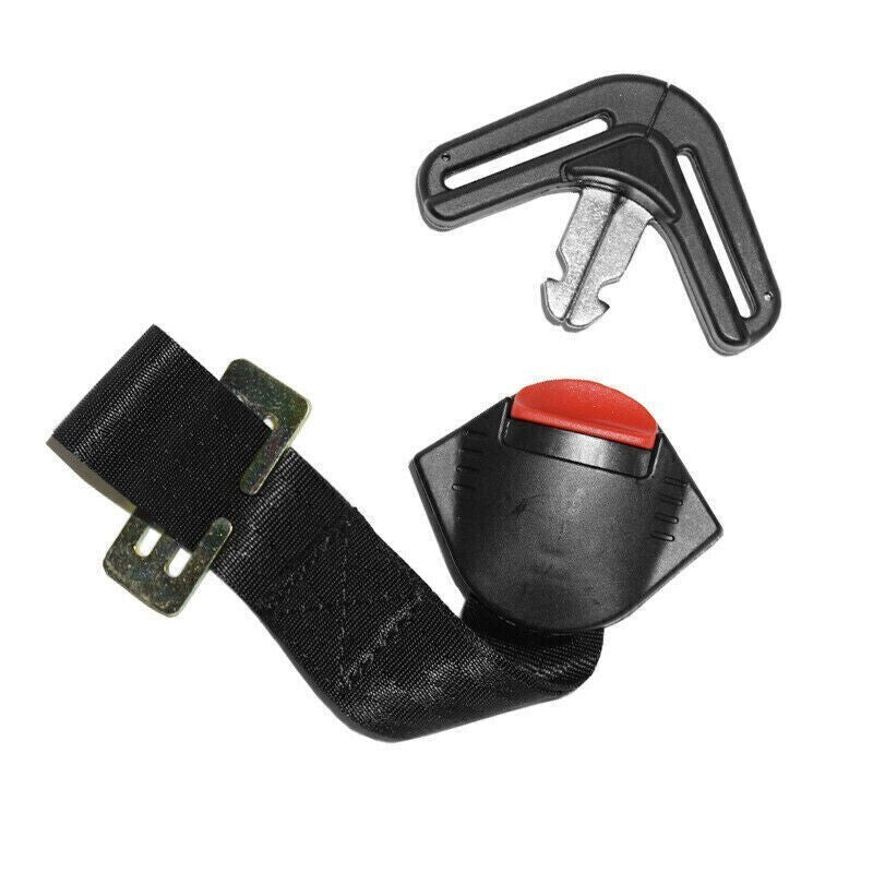 Black Universal Full Parts Baby Car Seat Belt Replace Clips 5 Point Buckle Strap