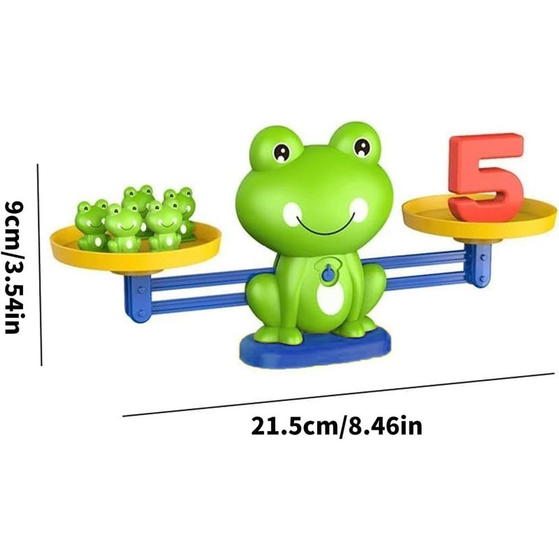 Frog Balance Math Game Educationa Math Learning Toy Counting Numbers Gift 3+