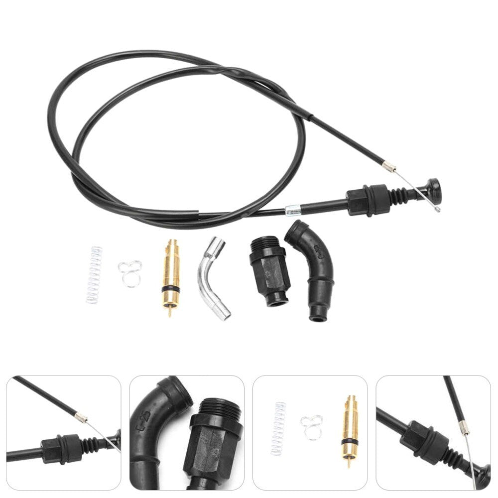 New Choke Cable Kit Manual Carburetor Motorcycle Plunger Universal