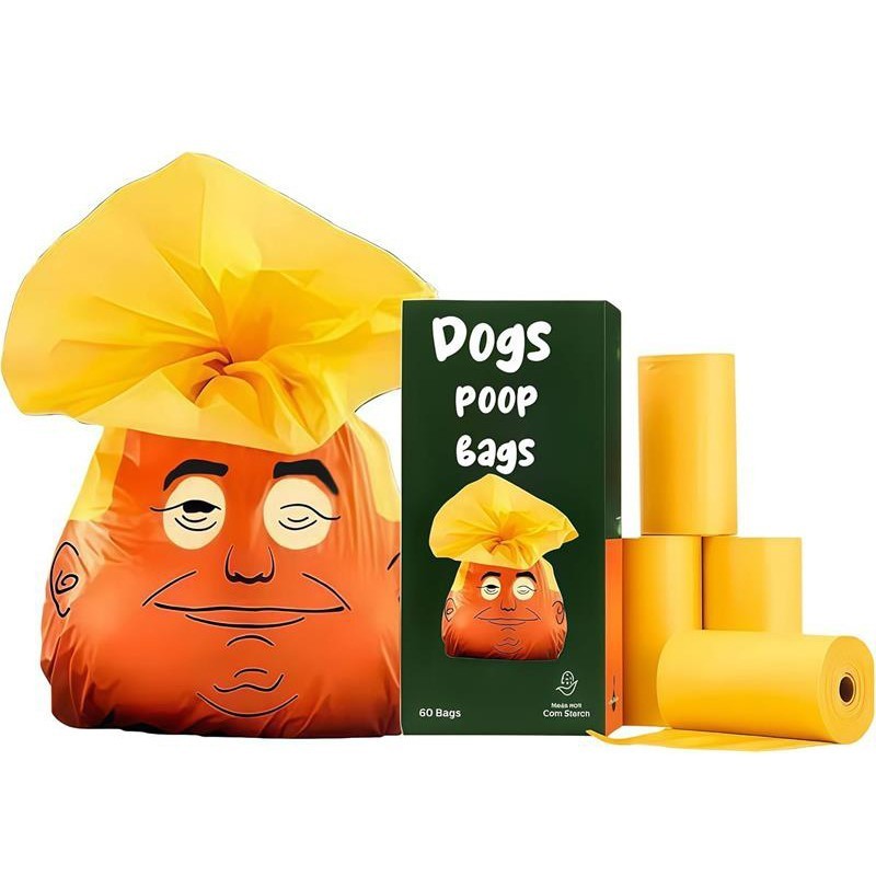 2026 Funny Dogs Poop Bags SH*T Bag 60 Count The Most Presidential Poop Bag UK