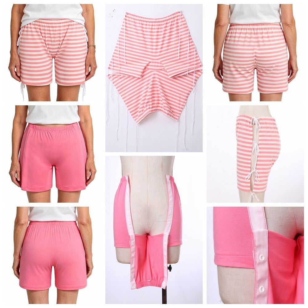 Women Briefs Comfortable Underwear Bedridden Patients Lingerie Sides Lace-up