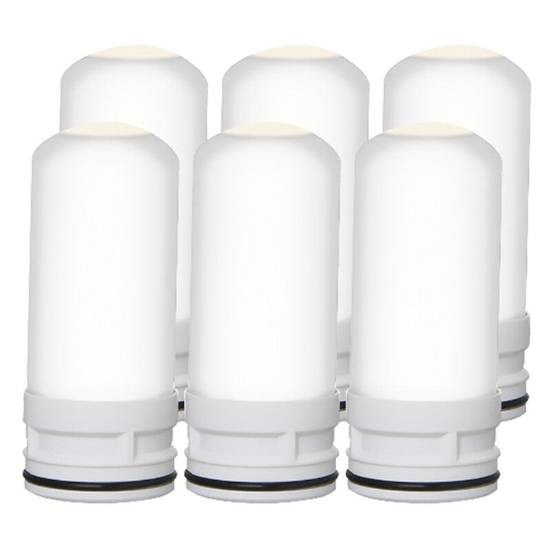 4 Pieces Tap Water Purifier Cartridge Ceramic Kitchen Water Filter Cartridge