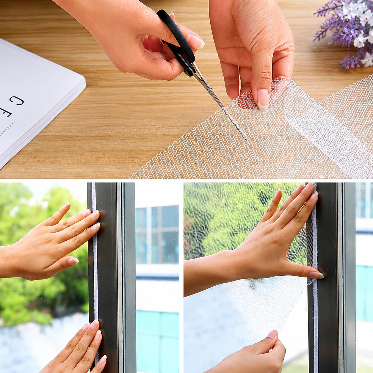 Window NET Mesh Screen FLY INSECT Mosquito Moth Insect Screen Netting UK Seller