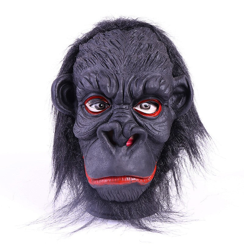 Gorillas Halloween Adult Mask Ape Monkey Mask Rubber Mask Cosplay Costume