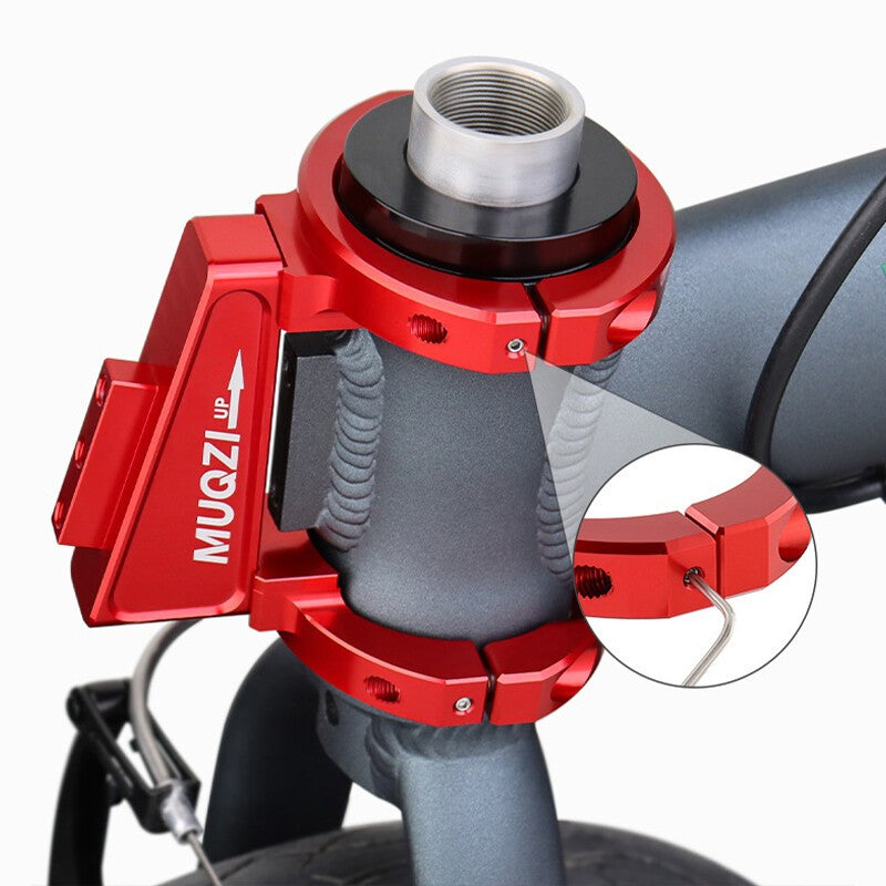 Folding Bike Front Bag Carrier Mount Adapter for Bicycle Front Bag Holder Tool