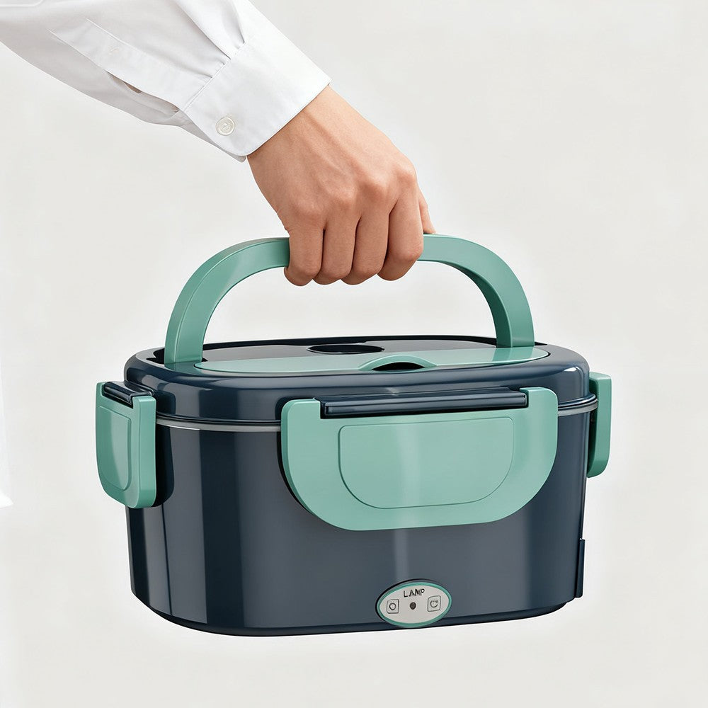 1.5L Electric Heating Lunch Food Portable Travel 80W UK Plug Car Office Box