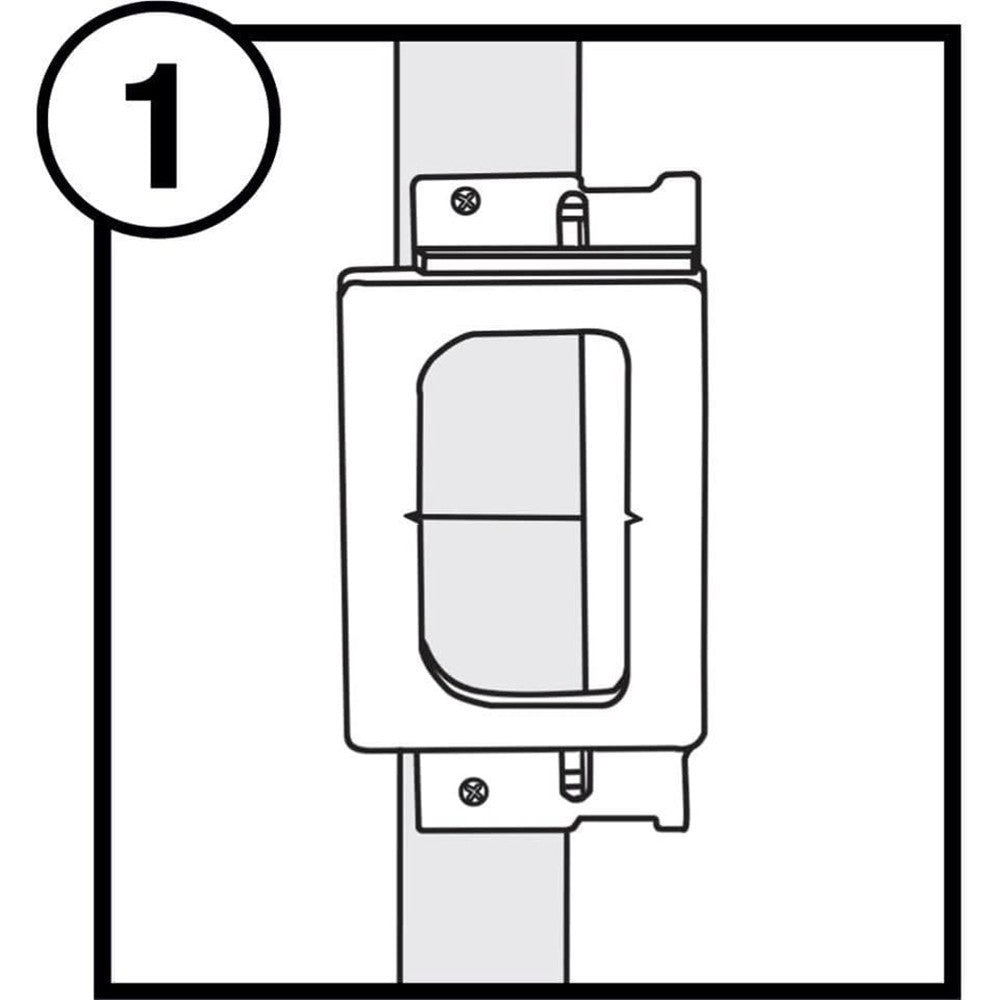 Adjustable Door Hinge Template Jig Router Mortiser for 2.5" to 5" Hinges Metal