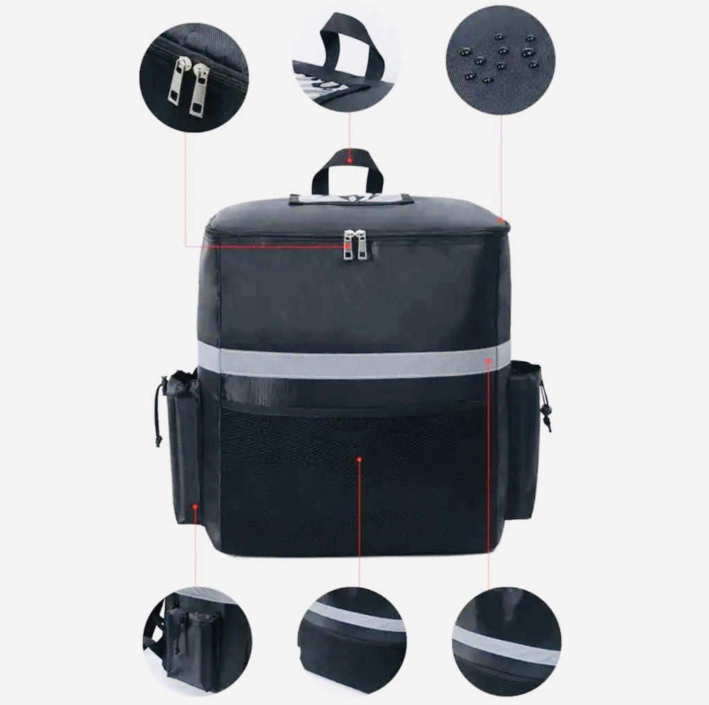 35L Extra Large Thermal Food Bag  Fresh Keeping Food Delivery Backpack Insulated