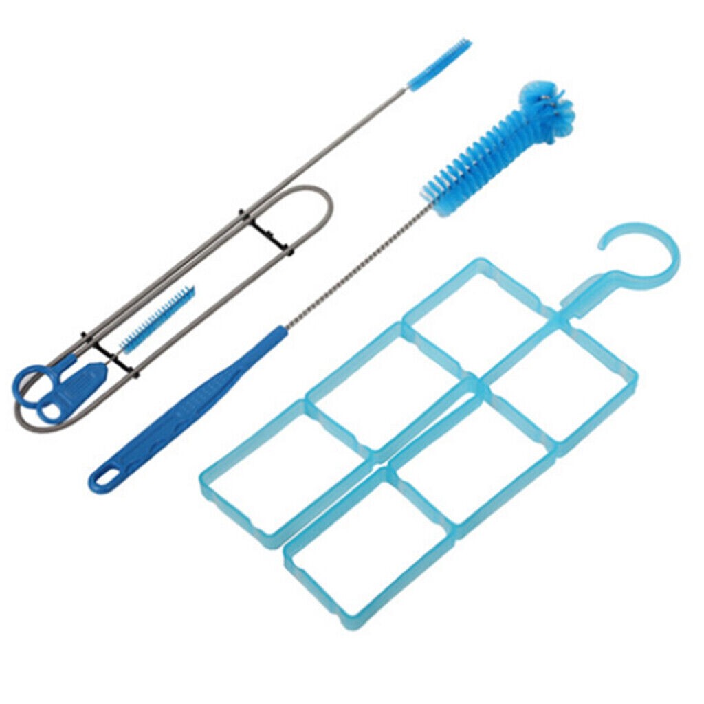Water Bag Cleaner 4 in 1 Hanger Pipe Hydration Bladder Brushes Cycling Hiking