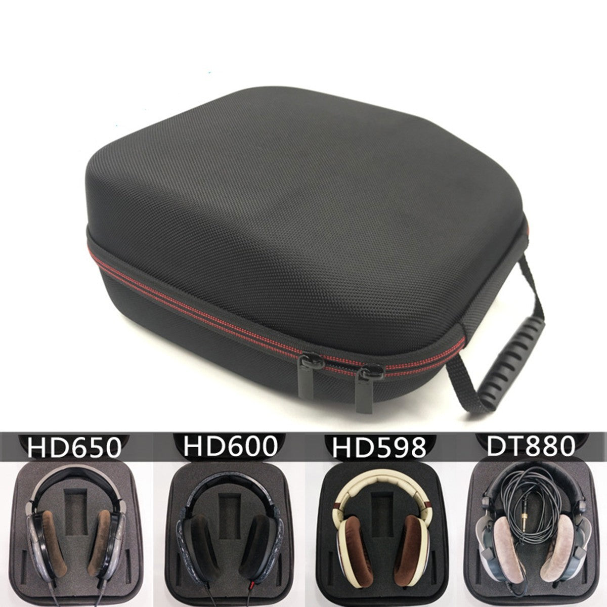 Potable Earphone Case Protective Bag For Sennheiser HD660s 650 600 599 598 CS FC