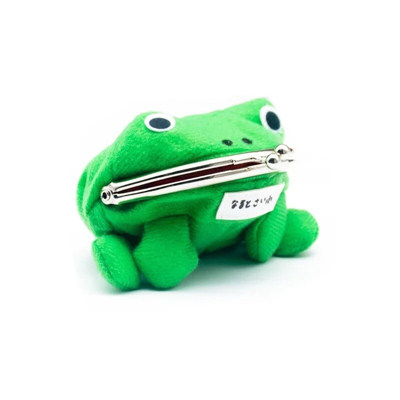 Cute Green Frog Style Coin Purse Anime Naruto Wallet Anime Cosplay Goods