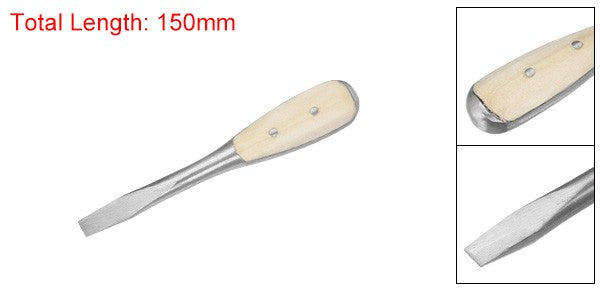 Slotted Screwdriver SL7.5 6" Flat-Blade Screwdrivers with Wooden Handle