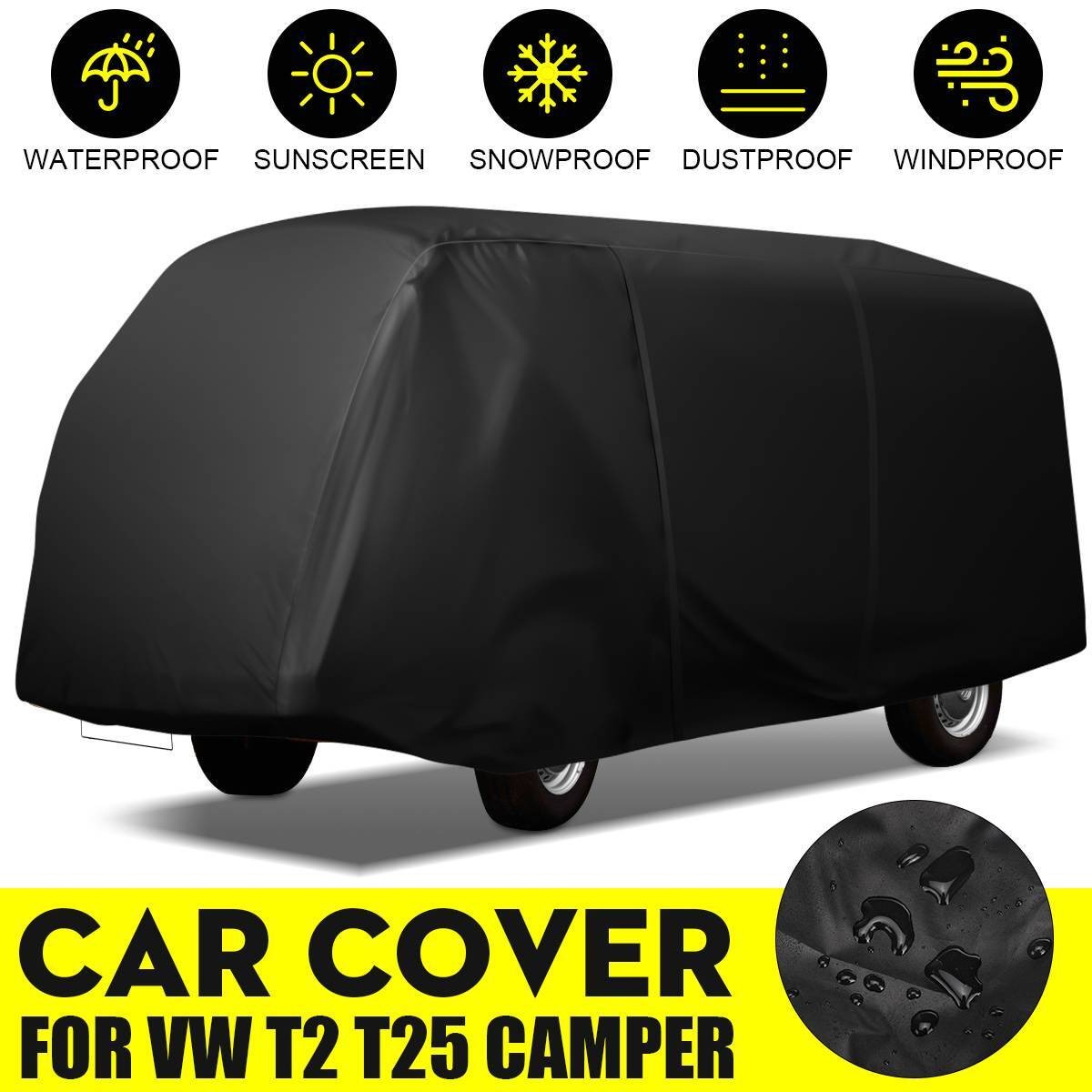 For VW T2 T25 Camper Van Car Cover Premium Waterproof Breathable
