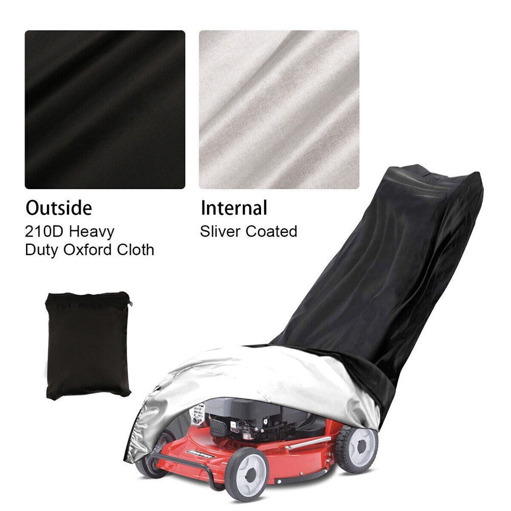 Universal Large Waterproof Lawn Mower Cover Heavy Duty Push Mower UV Protector