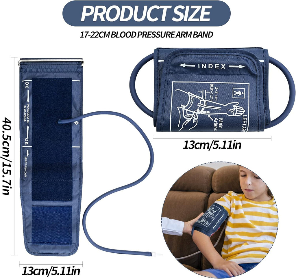 2X Extra Large Cuff for Arm Blood Pressure Monitor Replacement Cuff Size 22-52cm