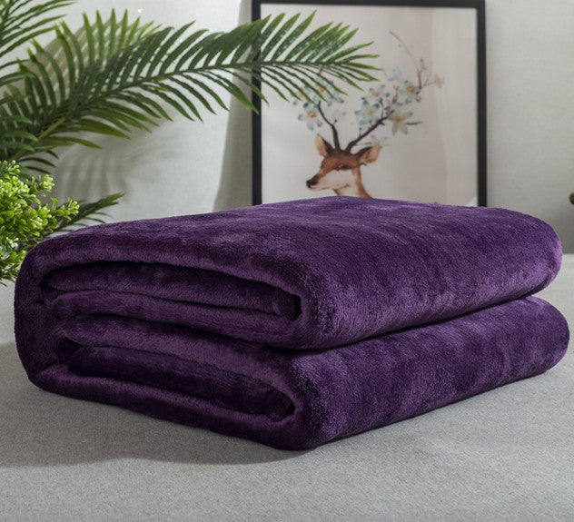 Soft Flannel Throw Blanket All Season Sofa Bed Warm Cover