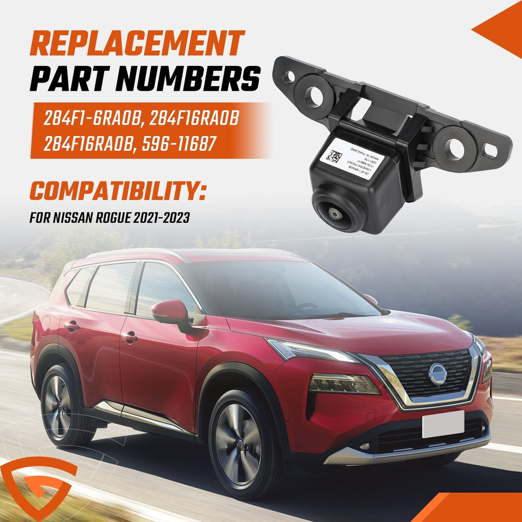 284F1-6RA0B Front View Grille Parking Assist Camera For Nissan Rogue 2021-2023