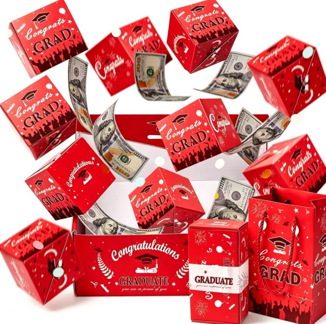 Surprise Pop Up Gift Box Money Graduation-2026 Graduation Surprise Pop-Up Box