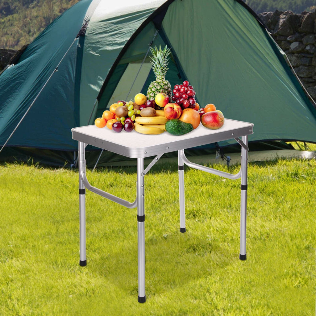 Aluminium Folding Camping Table Outdoor BBQ Picnic Kitchen Carry Desk