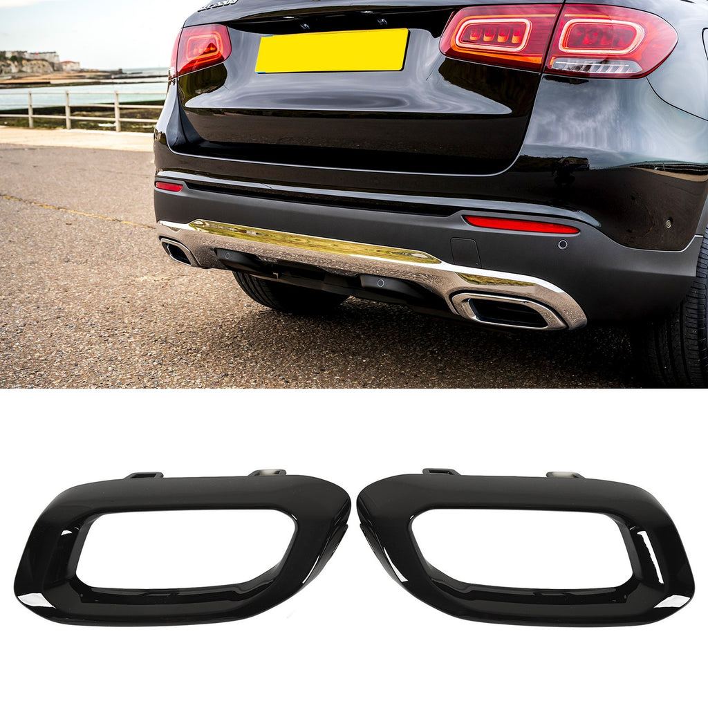 Exhaust Tip Cover Trims Bezel For GLC GLE GLS‑Class X253 C253 W167 V167 C167