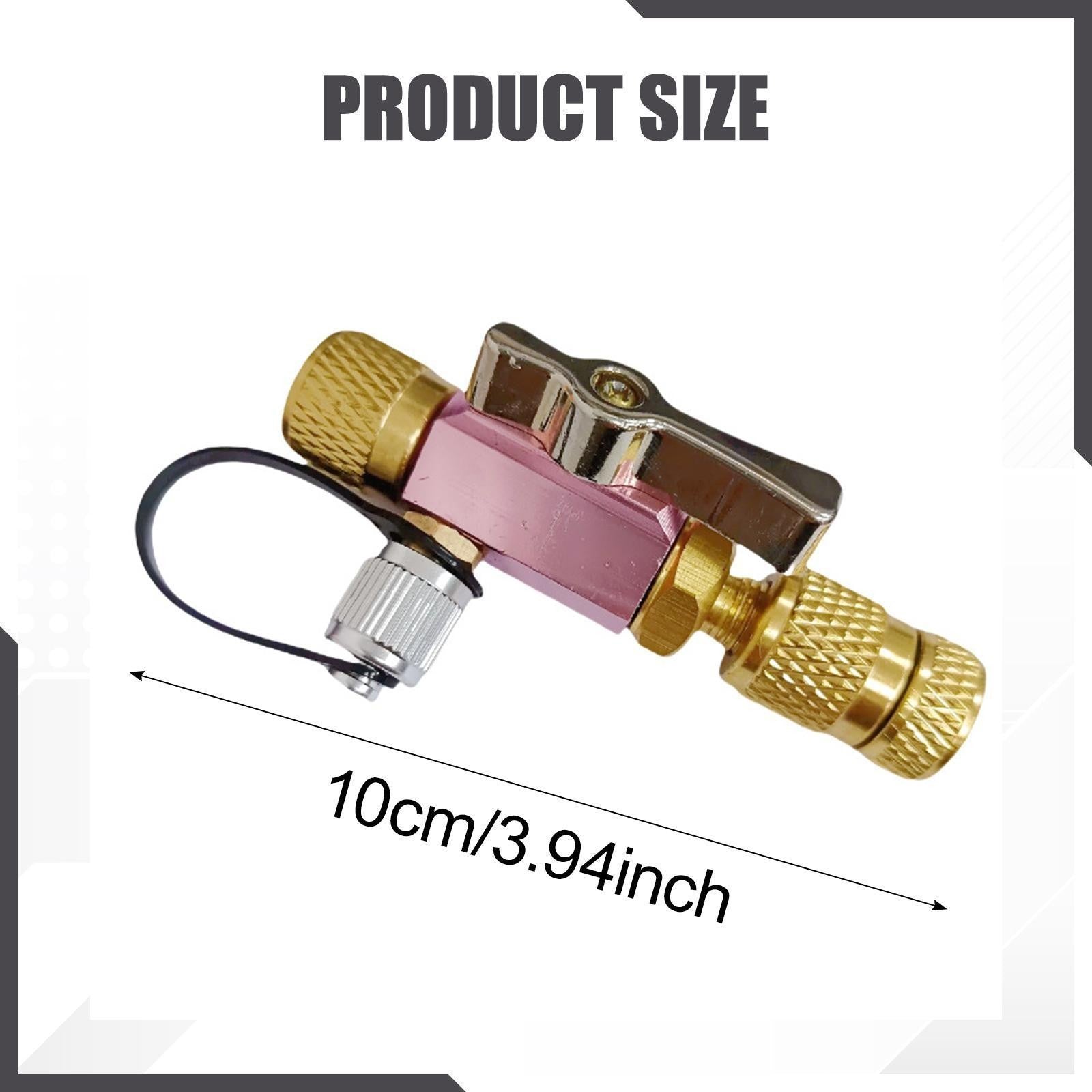 Vacuum Rated Valve Core Removal Tool 5/16" System Connection Essential Tools
